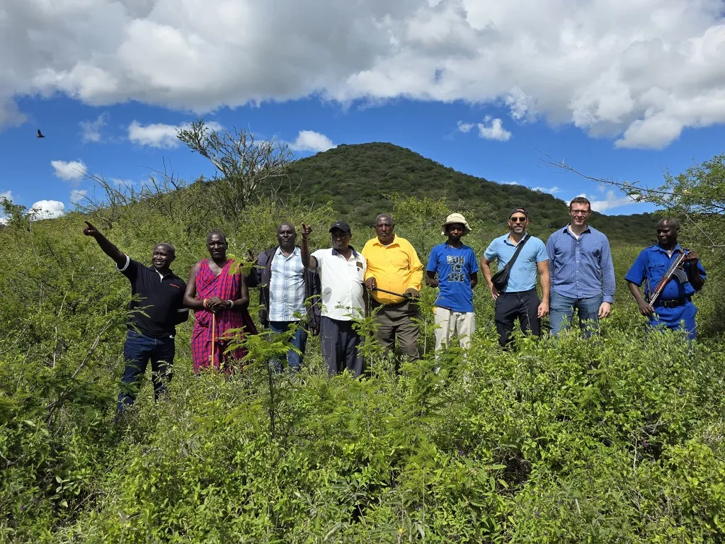 Site walk with the Modaso Energy team